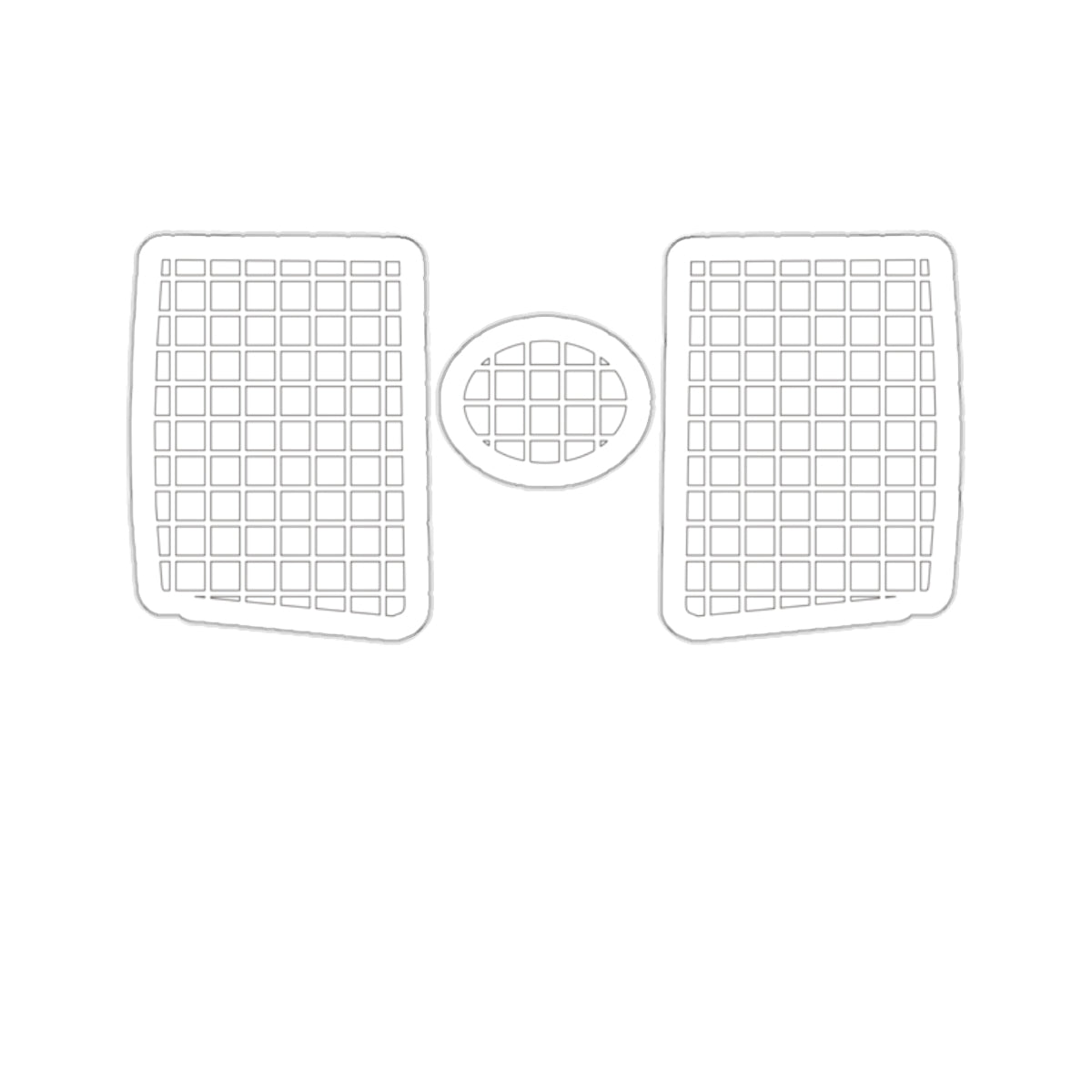 Peel and Stick Grand L Headlight Stickers