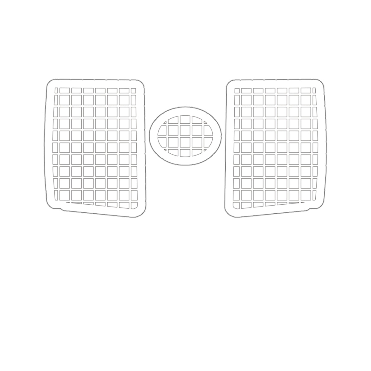 Peel and Stick Grand L Headlight Stickers