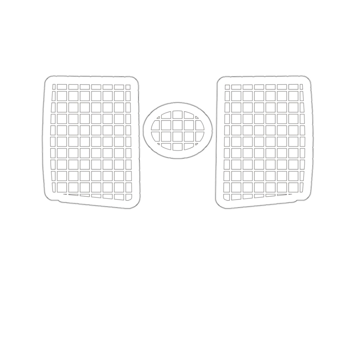Peel and Stick Grand L Headlight Stickers