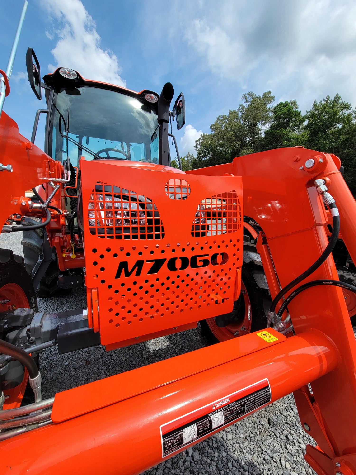 Kubota M7060 Tractor and Grille Guard 