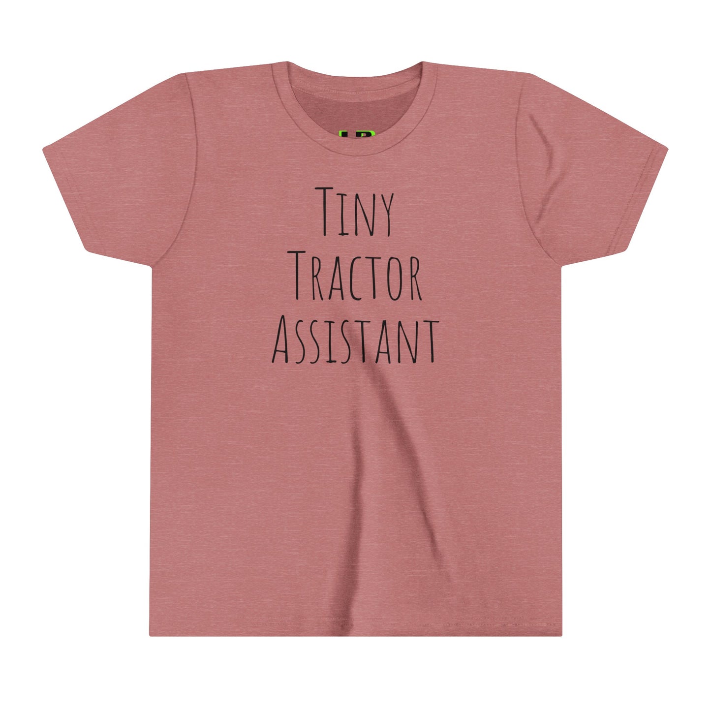 Tiny Tractor Assistant Youth Short Sleeve Tee