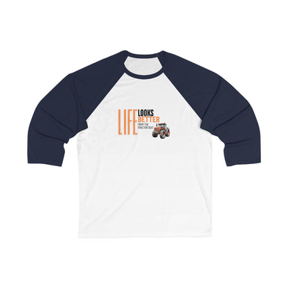 Tractor Seat (Unisex) 3\4 Sleeve Baseball Tee