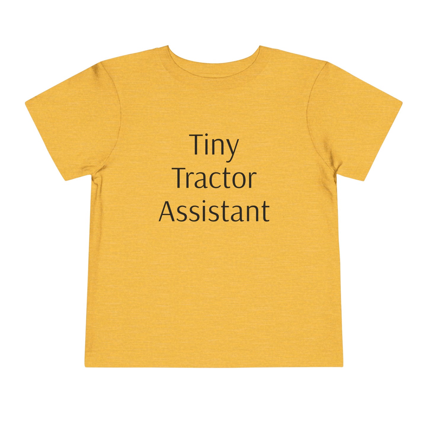 Tiny Tractor Assistant Toddler Short Sleeve Tee