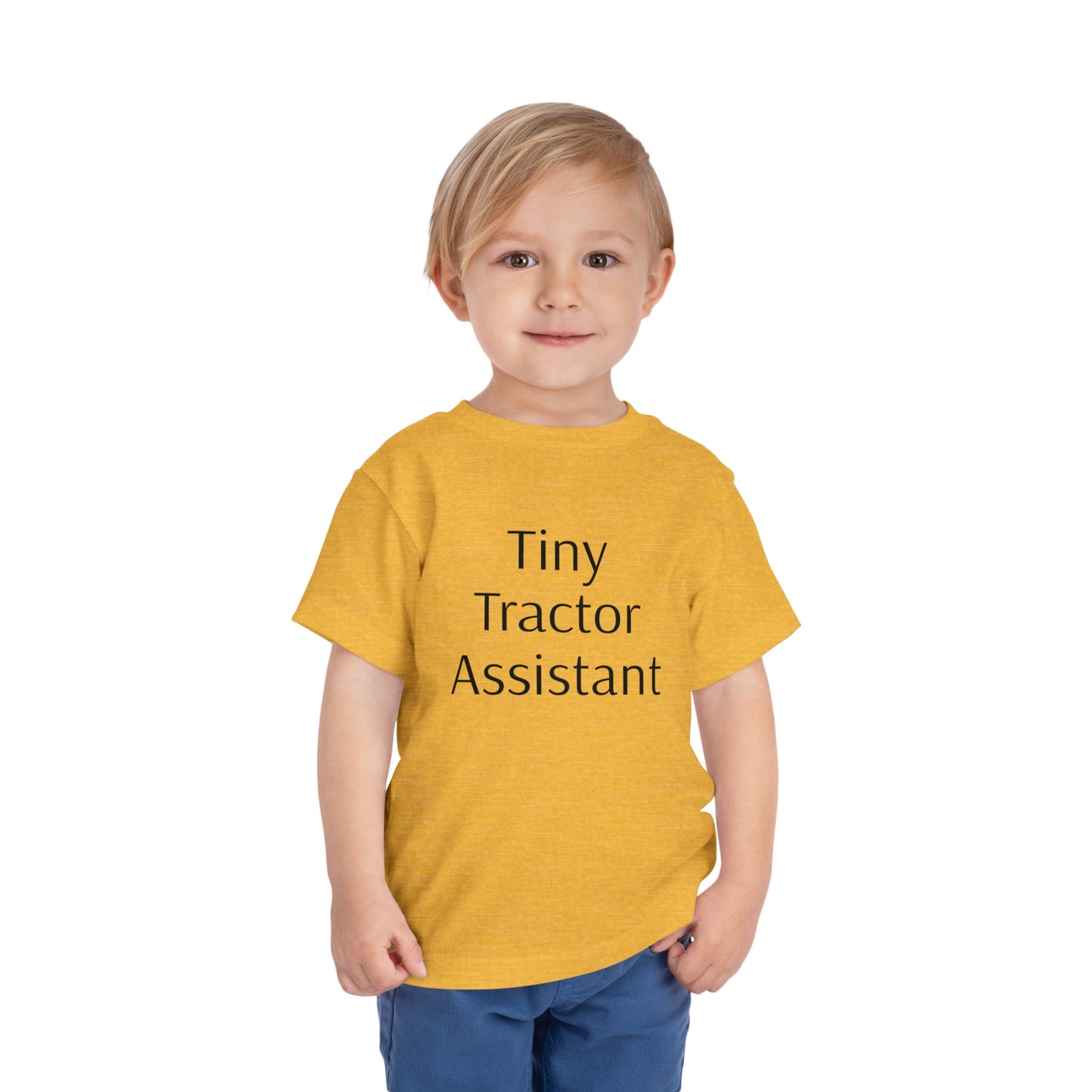 Tiny Tractor Assistant Toddler Short Sleeve Tee