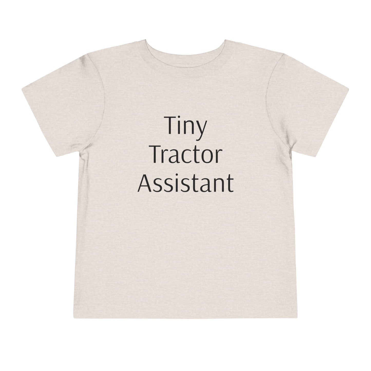 Tiny Tractor Assistant Toddler Short Sleeve Tee