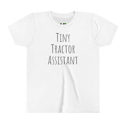 Tiny Tractor Assistant Youth Short Sleeve Tee