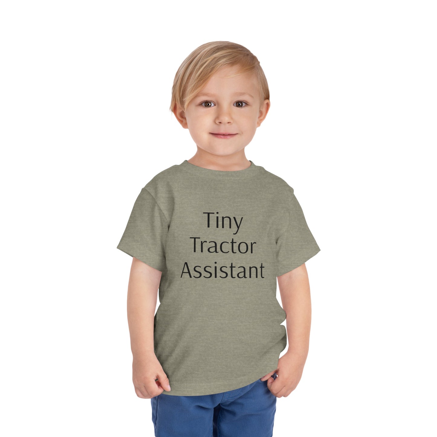 Tiny Tractor Assistant Toddler Short Sleeve Tee