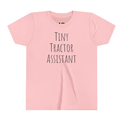 Tiny Tractor Assistant Youth Short Sleeve Tee