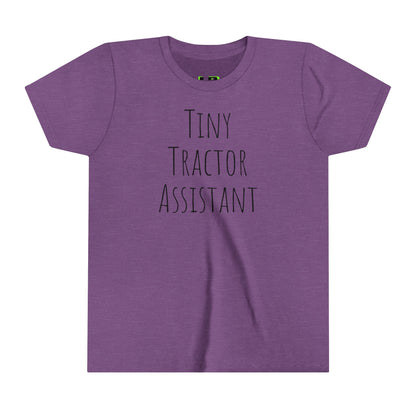 Tiny Tractor Assistant Youth Short Sleeve Tee