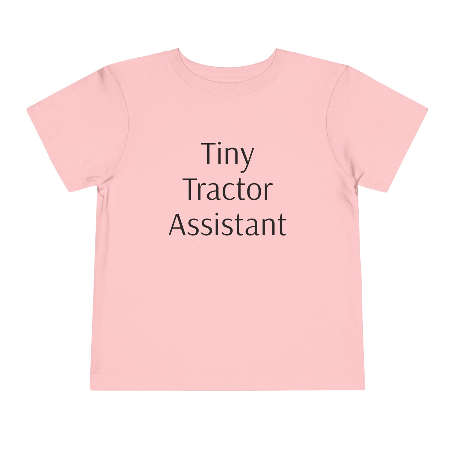 Tiny Tractor Assistant Toddler Short Sleeve Tee