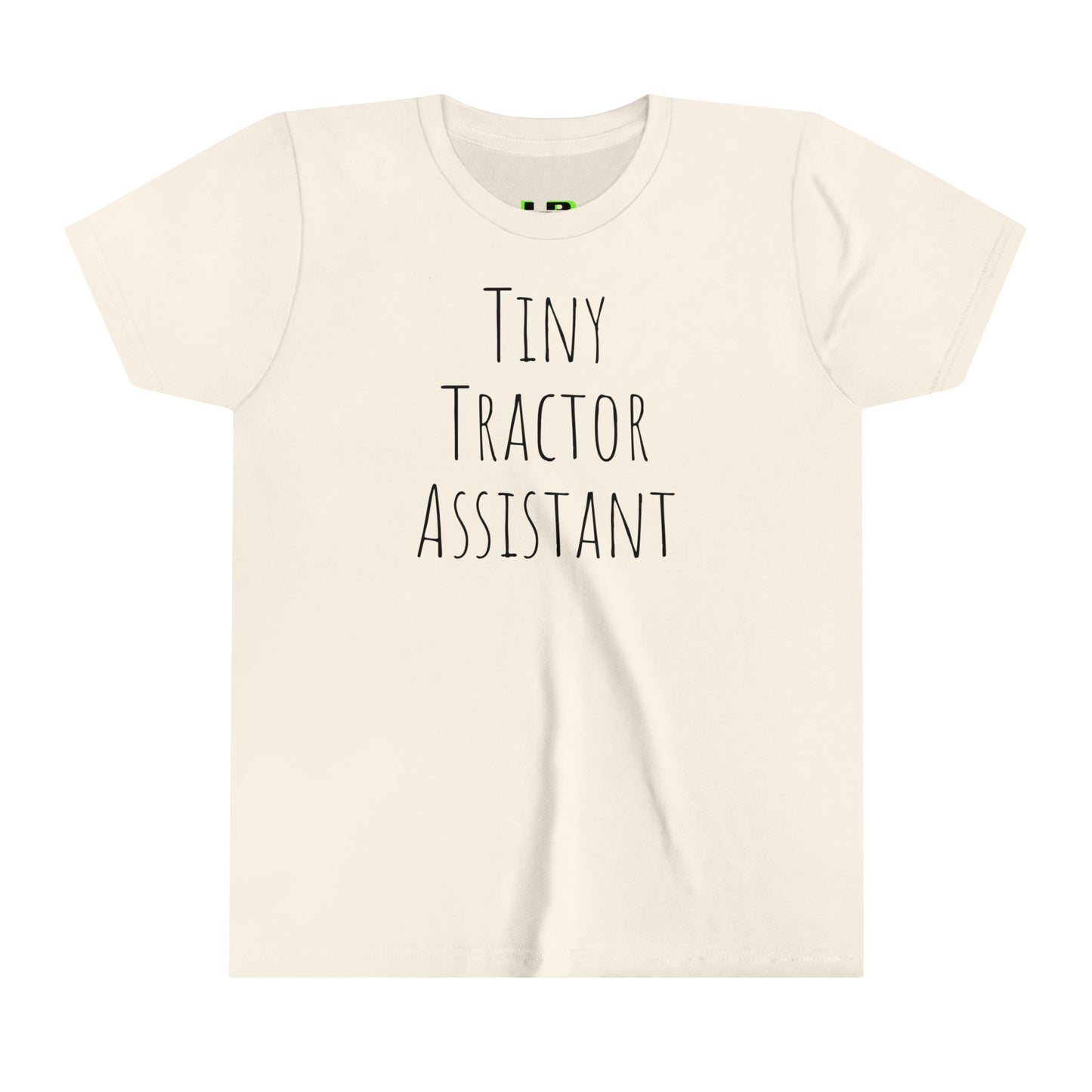 Tiny Tractor Assistant Youth Short Sleeve Tee