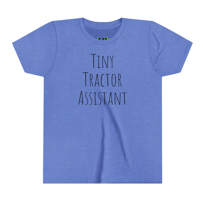 Tiny Tractor Assistant Youth Short Sleeve Tee