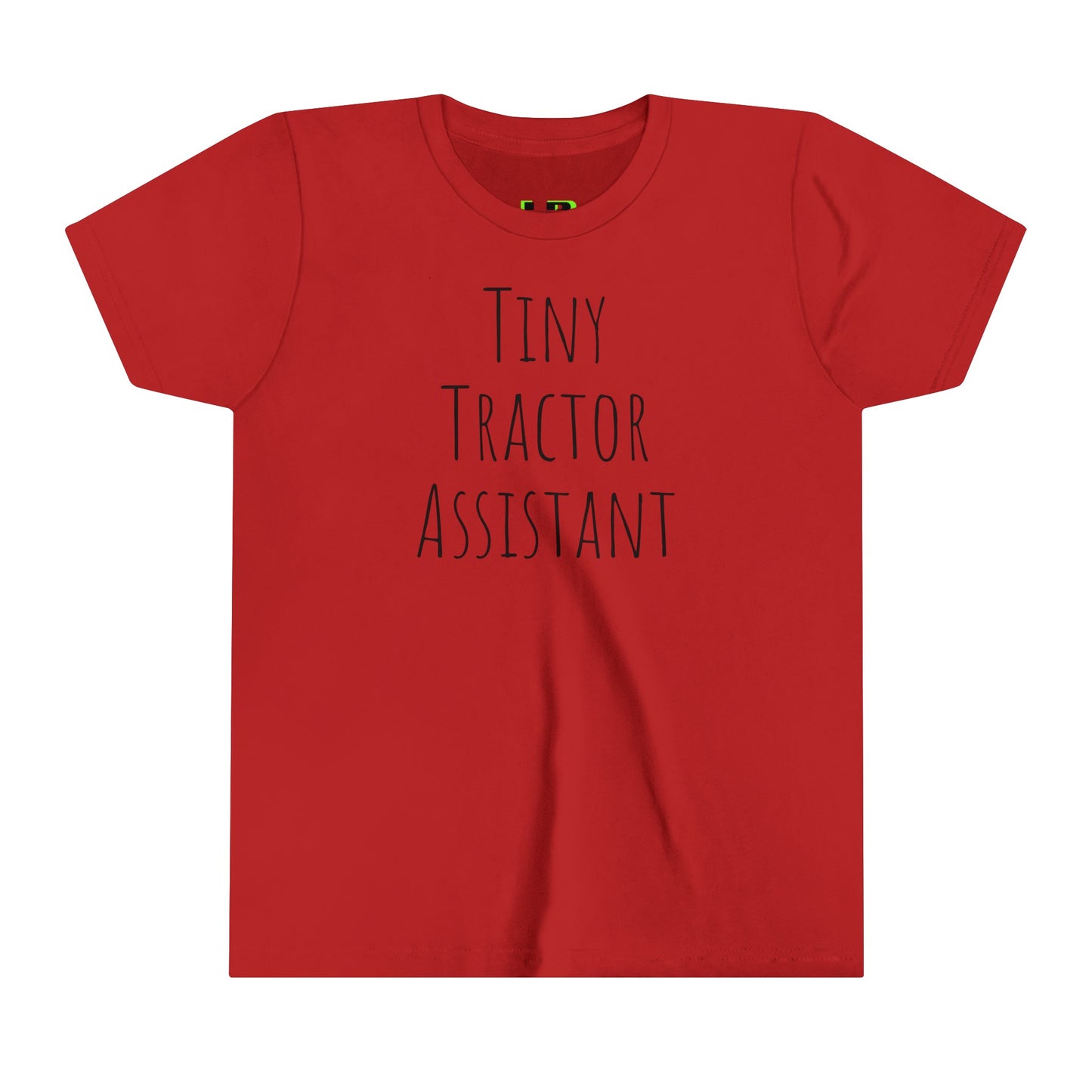 Tiny Tractor Assistant Youth Short Sleeve Tee