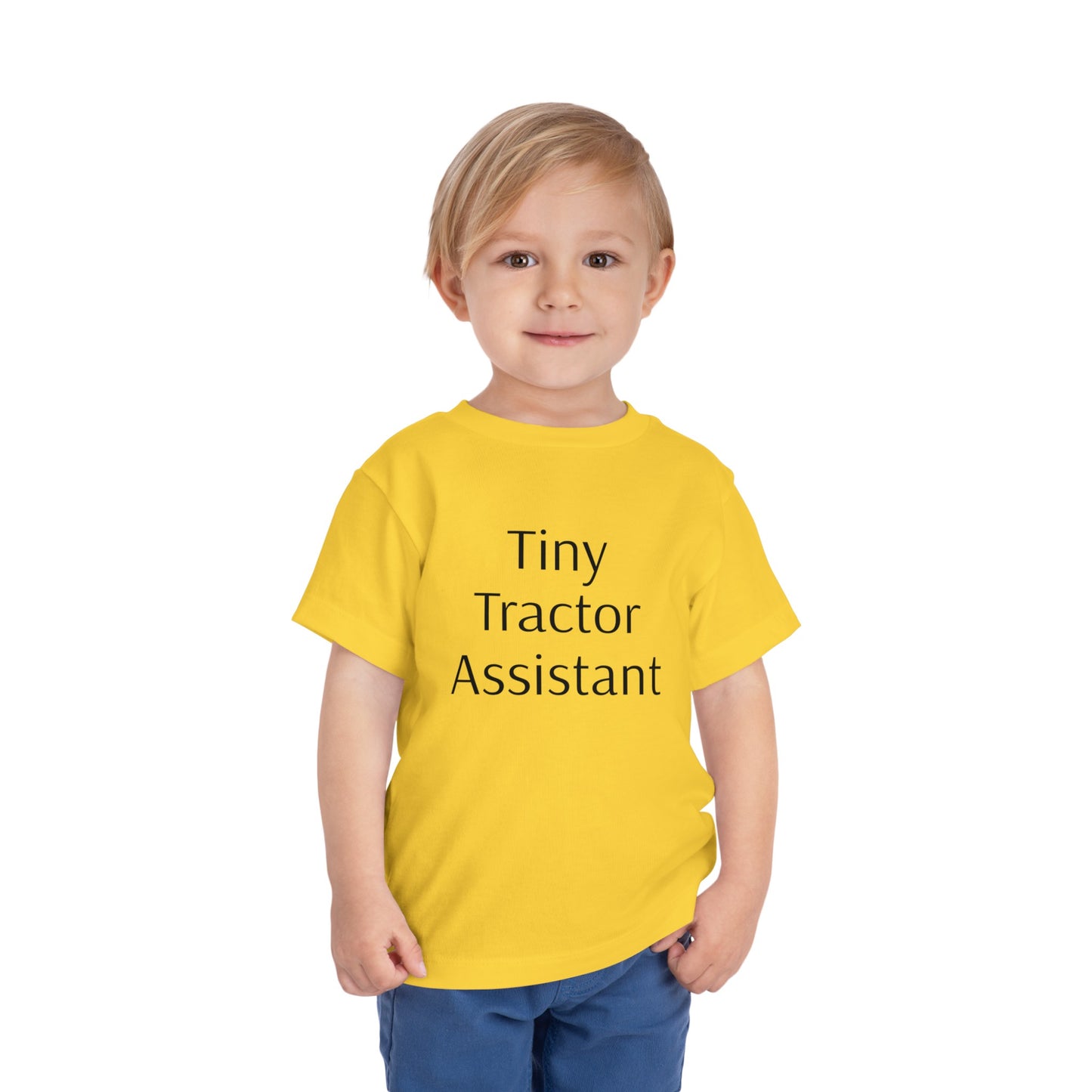 Tiny Tractor Assistant Toddler Short Sleeve Tee