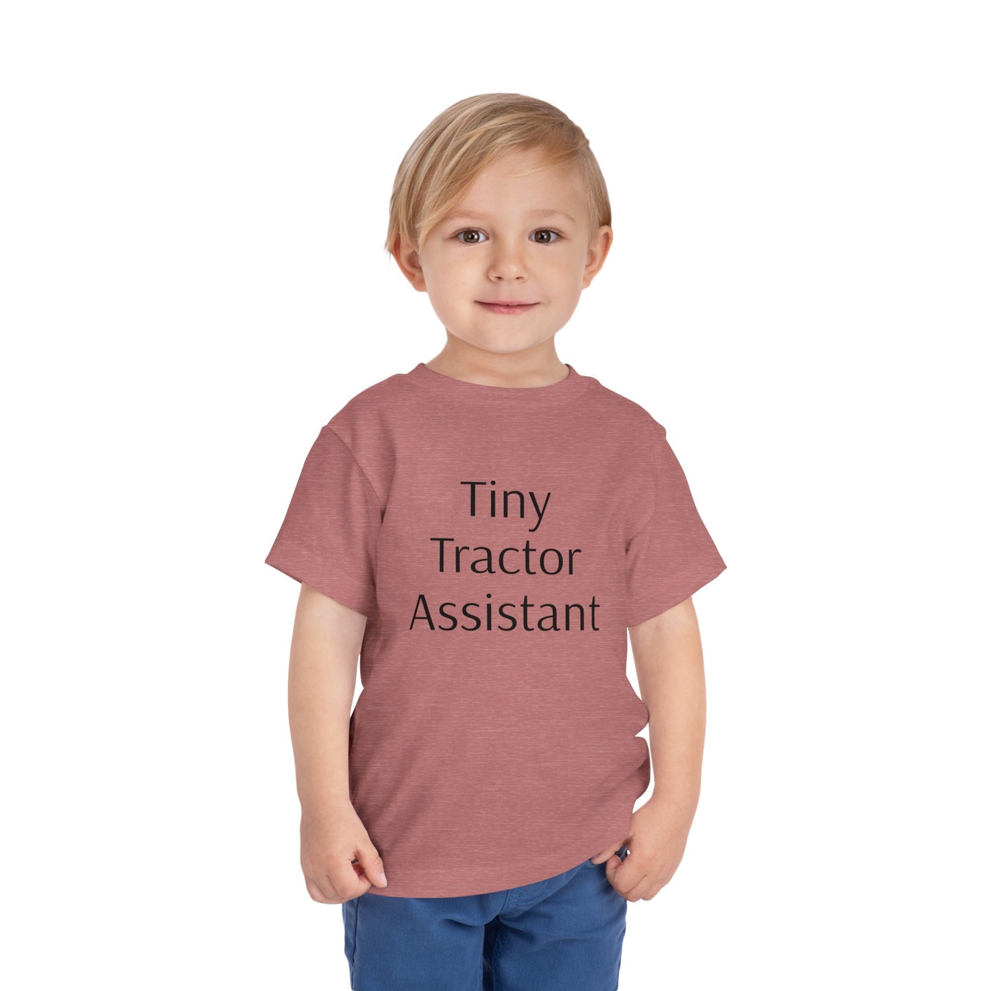 Tiny Tractor Assistant Toddler Short Sleeve Tee