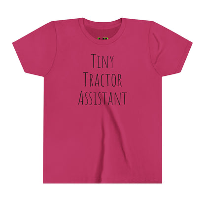 Tiny Tractor Assistant Youth Short Sleeve Tee