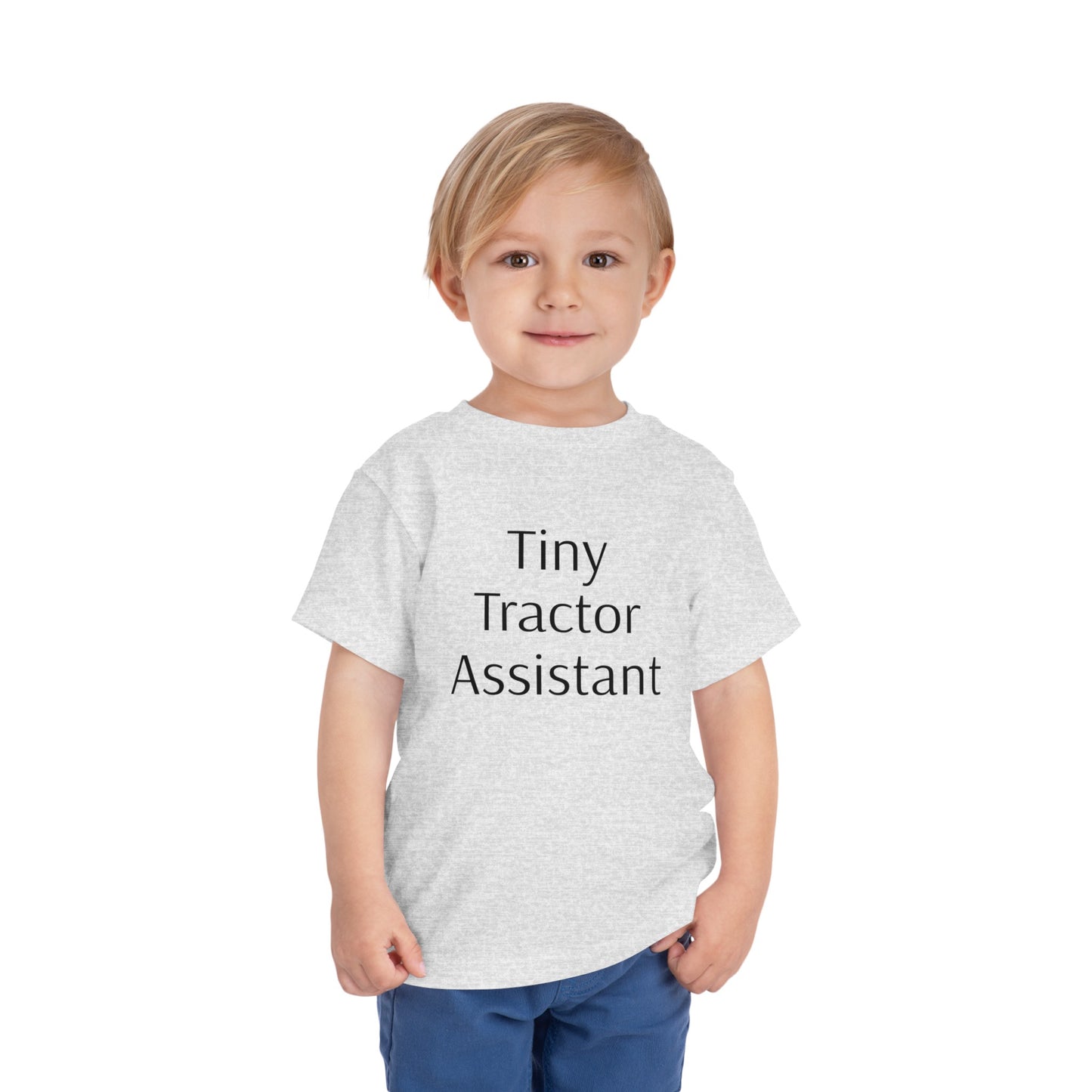 Tiny Tractor Assistant Toddler Short Sleeve Tee