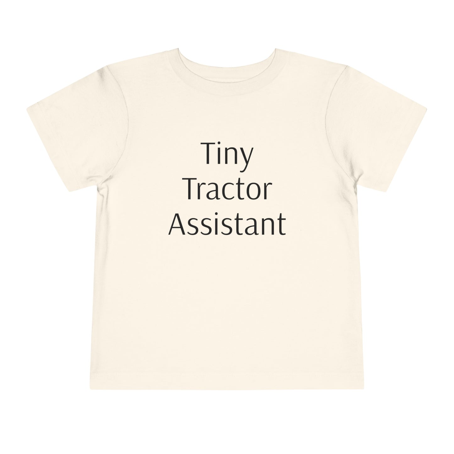 Tiny Tractor Assistant Toddler Short Sleeve Tee